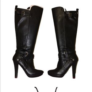 Guess Black High Heel Boots in the Style Hildie